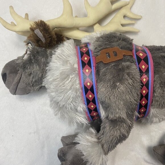 Disney Store Frozen On Ice Sven 16” Plush Stuffed Animal Toy Reindeer - Picture 7 of 12